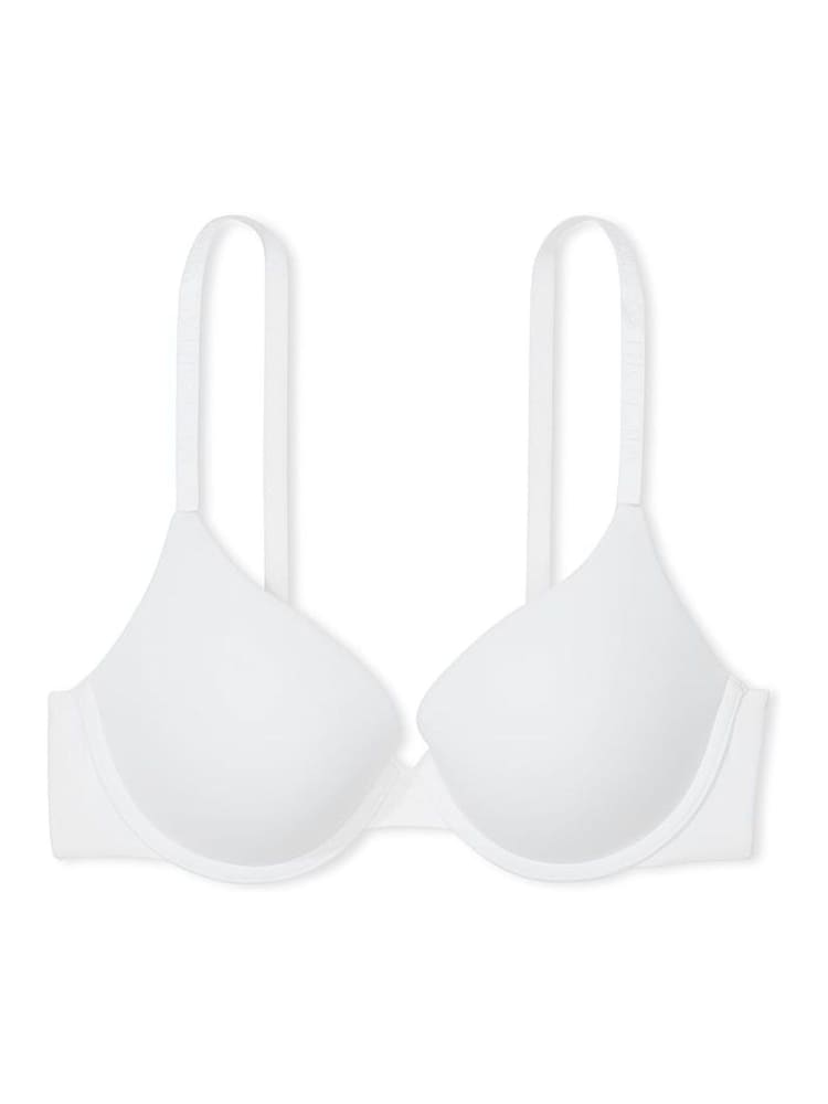 Victoria's Secret White Strap Full Cup Push Up Logo Bra - Image 3 of 3