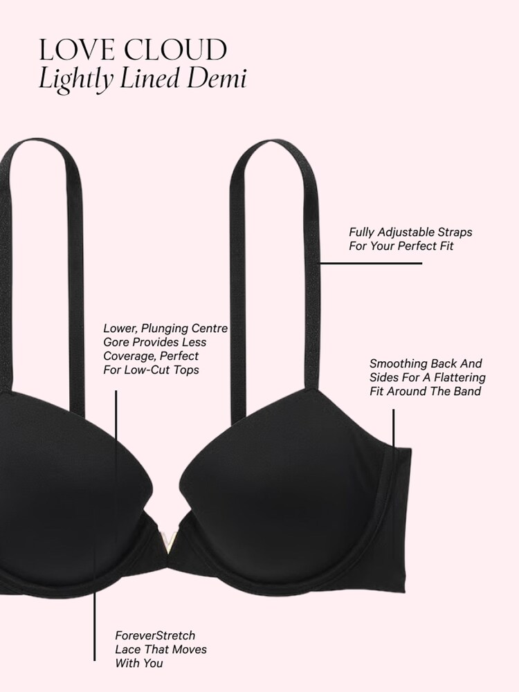 Victoria's Secret Ganache Nude Lightly Lined Demi Bra - Image 4 of 4 Victoria's Secret Ganache Nude Lightly Lined Demi Bra - Image 4 of 4
