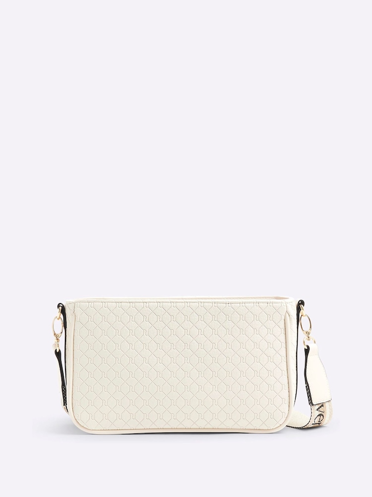River Island Cream Utility Pochette Cross-Body Bag - Image 2 of 6 River Island Cream Utility Pochette Cross-Body Bag - Image 2 of 6