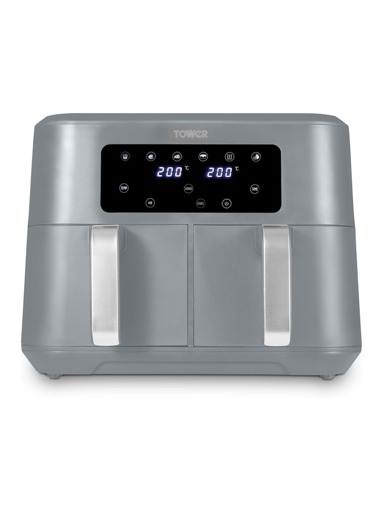 Tower Grey Vortx 8.5L Dual Basket - Image 1 of 6