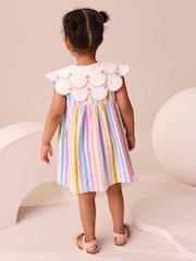 Rainbow Sleeveless Collar Summer Dress (3mths-7yrs) - Image 2 of 4