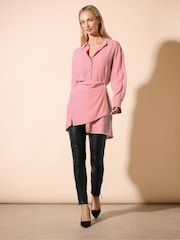 Star by Julien MacDonald Pink Tie Wrap Blouse - Image 1 of 6