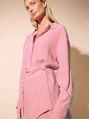 Star by Julien MacDonald Pink Tie Wrap Blouse - Image 2 of 6