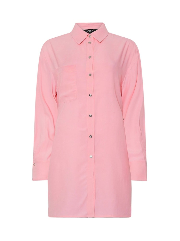Star by Julien MacDonald Pink Tie Wrap Blouse - Image 6 of 6