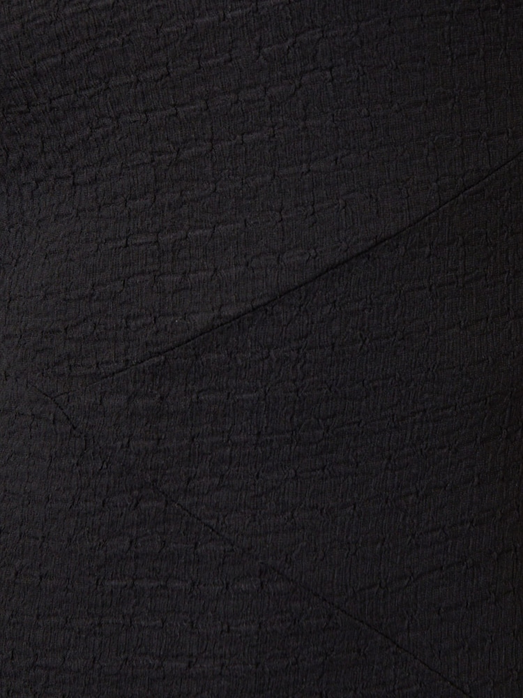 Threadbare Black Textured Jersey Maxi Dress - Image 5 of 5