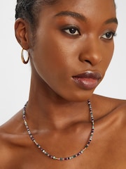 Accessorize Gold 14ct Plated Beaded Necklace - Image 2 of 2