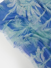 Accessorize Lightweight Palm Potisk; vzorec šal; ruta - Slika 2 iz 2