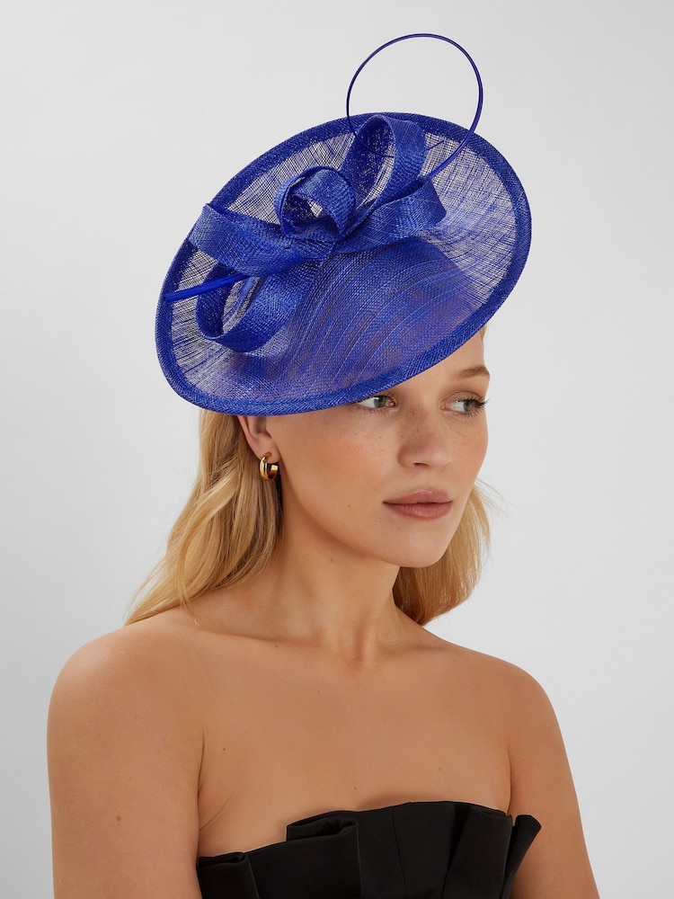 Accessorize Blue Dark Loop Quil Disc Fascinator Hat - Image 1 of 3