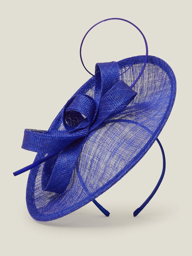 Accessorize Blue Dark Loop Quil Disc Fascinator Hat - Image 2 of 3