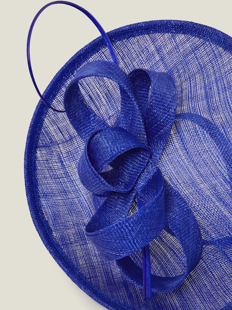 Accessorize Blue Dark Loop Quil Disc Fascinator Hat - Image 3 of 3
