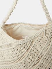 Accessorize Macrame 100% bombažna naramna torba - Slika 2 iz 3