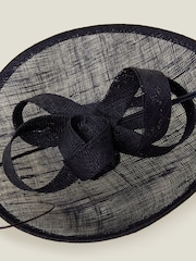 Accessorize Black Loop Quil Disc Fascinator Hat - Image 3 of 3