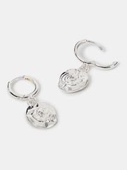 Accessorize Silver Plated Sterling Shell Drop Earrings - Image 1 of 2