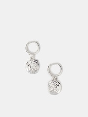 Accessorize Silver Plated Sterling Shell Drop Earrings - Image 2 of 2