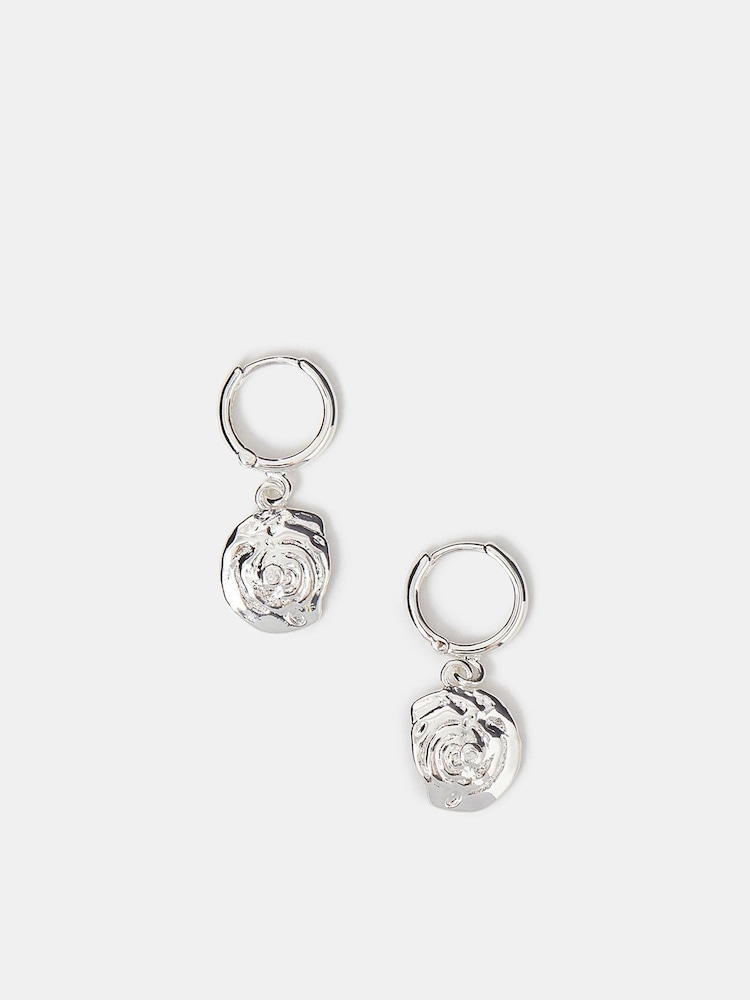 Accessorize Silver Plated Sterling Shell Drop Earrings - Image 2 of 2