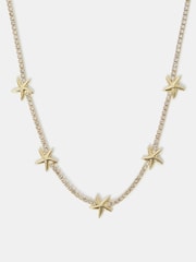 Accessorize Gold 14ct Plated Starfish Necklace - Image 1 of 2