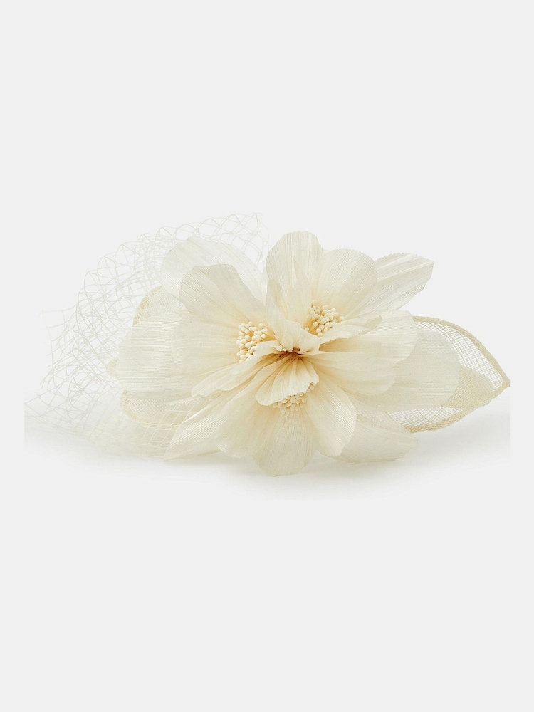 Accessorize Natural Floral Mesh Headband - Image 3 of 3 Accessorize Natural Floral Mesh Headband - Image 3 of 3