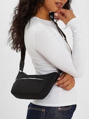 Accessorize Black Nylon Cross-Body Bag - Image 1 of 3