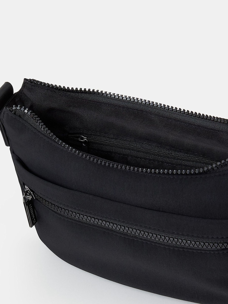 Accessorize Black Nylon Cross-Body Bag - Image 3 of 3