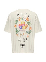 Only & Sons Back Print 100% Cotton T-Shirt - Bild 4 von 4