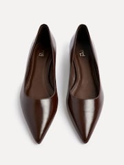 Linzi Brown Orian Pointed Toe Ballet Flats - Image 6 of 6