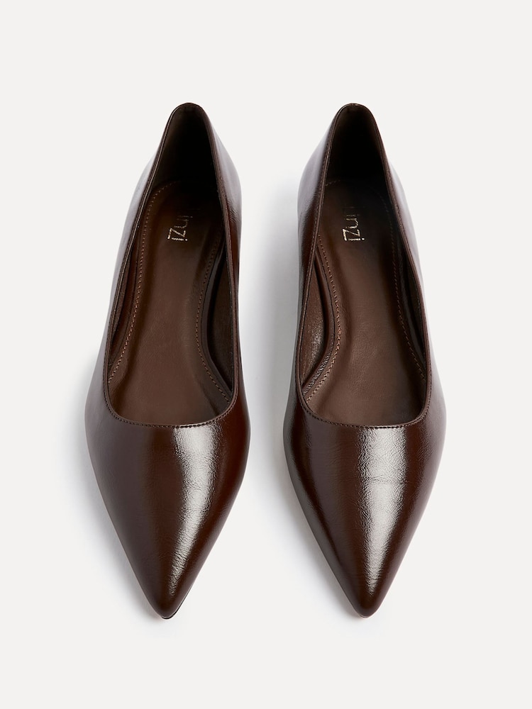 Linzi Brown Orian Pointed Toe Ballet Flats - Image 6 of 6