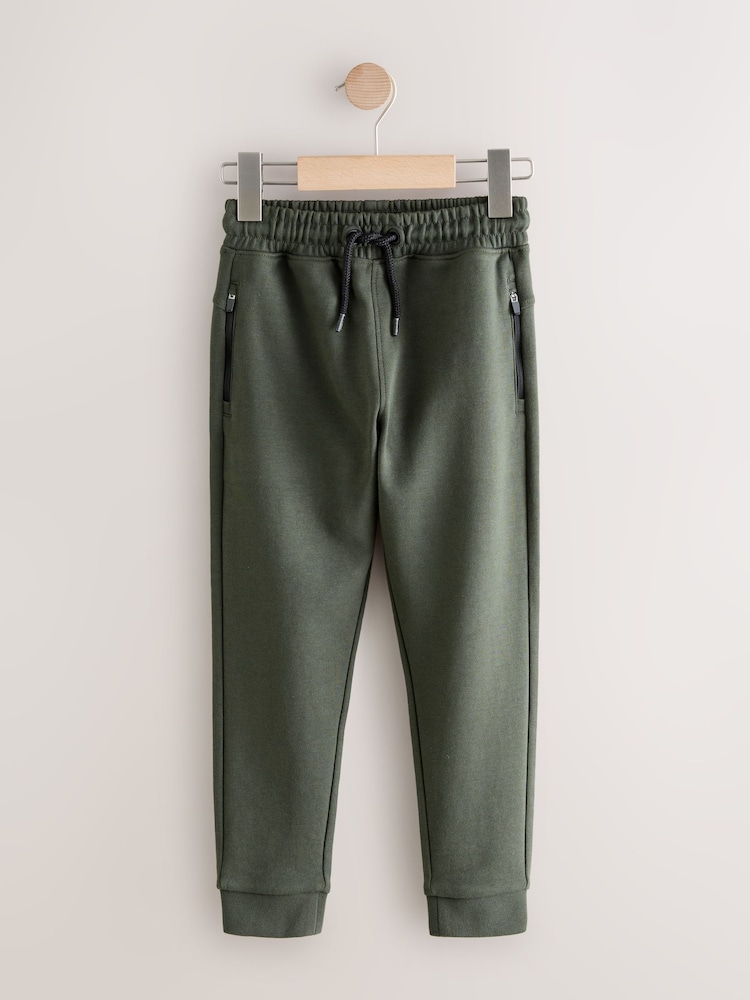 Khaki Green Joggers Slim Sport Joggers (3-16yrs) - Image 1 of 4 Khaki Green Joggers Slim Sport Joggers (3-16yrs) - Image 1 of 4
