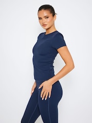 South Beach Blue Cap Sleeve T-Shirt - Image 4 of 5