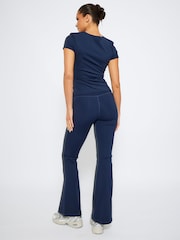 South Beach Blue Cap Sleeve T-Shirt - Image 5 of 5