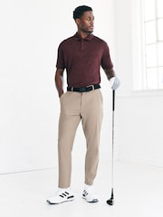 Bourgogne Röd - Active Golf Mesh Training Polotröjor - Bild 3 av 8