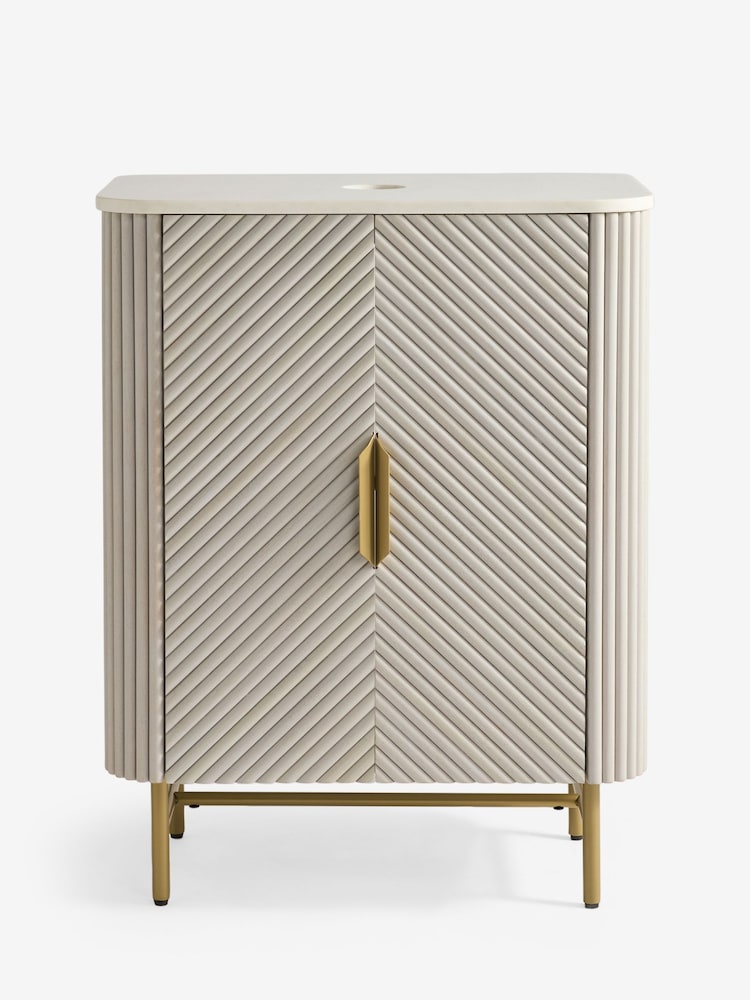 Light Grey Valencia Under Sink Storage Cabinet - Image 1 of 5 Light Grey Valencia Under Sink Storage Cabinet - Image 1 of 5