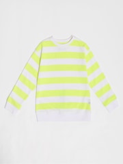 GEN Yellow Striped Crew Neck Sweatshirt - Image 1 of 4