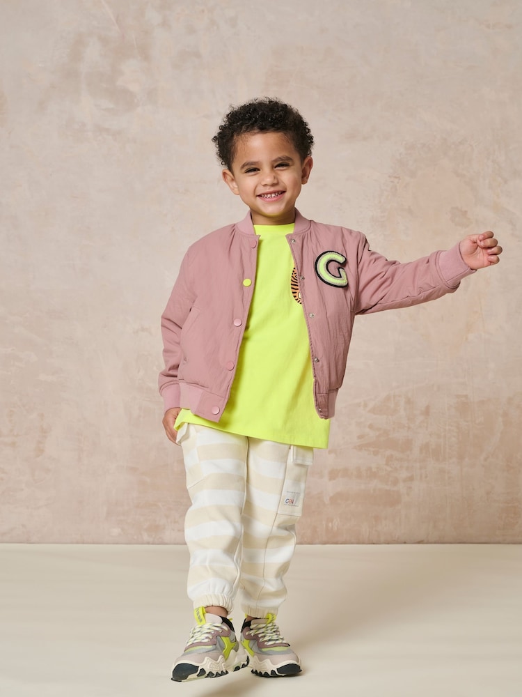 GEN Pink G Logo Bomber Jacket - Image 1 of 5