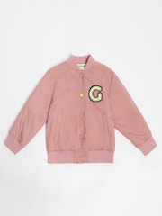 GEN Pink G Logo Bomber Jacket - Image 2 of 5