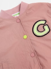 GEN Pink G Logo Bomber Jacket - Image 4 of 5