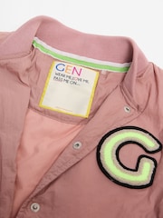 GEN Pink G Logo Bomber Jacket - Image 5 of 5