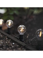 Lights4fun Warm White 20 LED Festoon Lights with Mini Stakes - Image 4 of 5