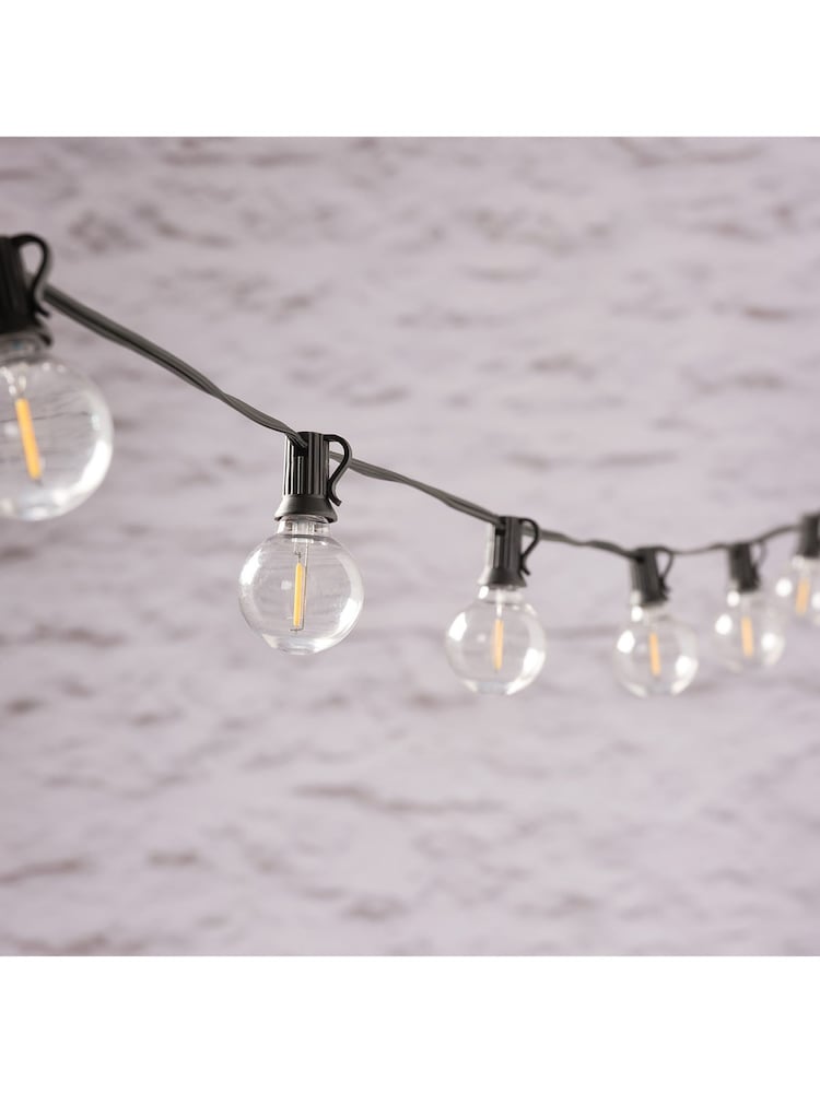 Lights4fun Warm White 20 LED Festoon Lights with Mini Stakes - Image 5 of 5