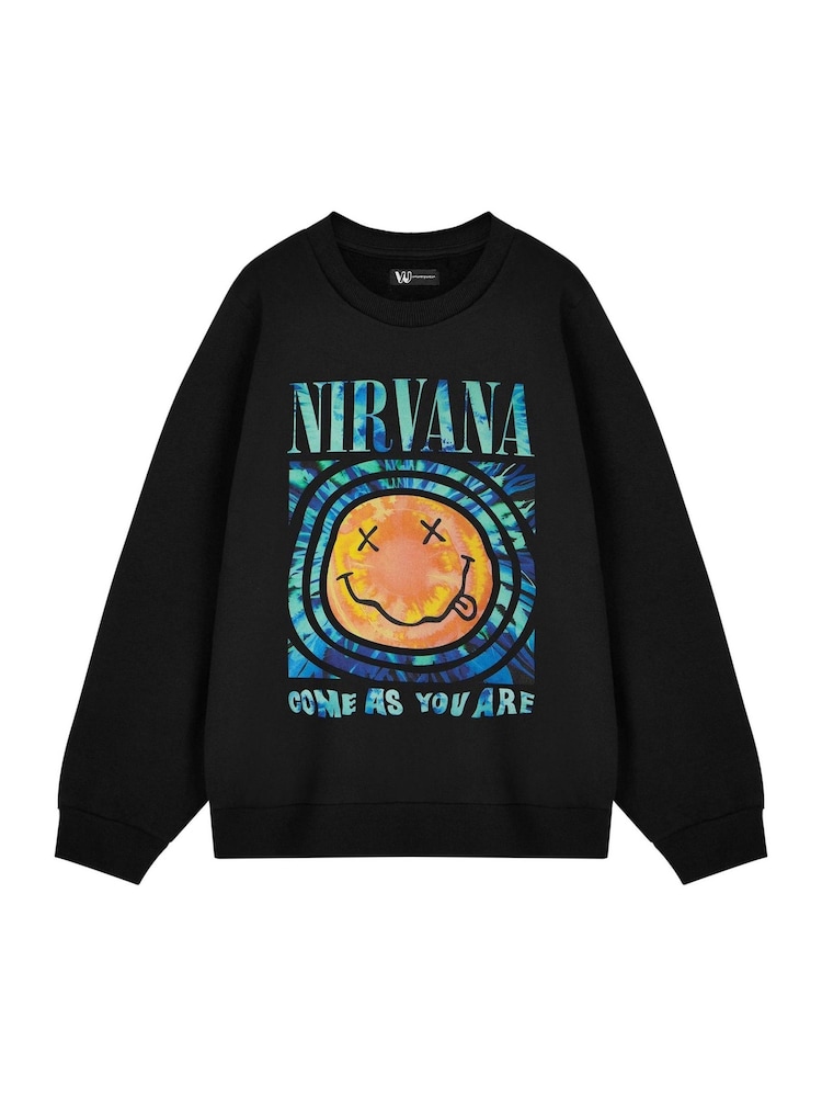 Vanilla Underground Black Nirvana 100% Cotton Sweatshirt - Image 1 of 6