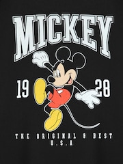 Vanilla Underground Black Womens Disney Mickey Mouse 100% Cotton  Sweatshirt - Image 6 of 6