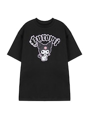 Vanilla Underground Black Hello Kitty Short Sleeve 100% Cotton T-Shirt - Image 1 of 4