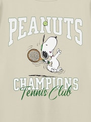 Vanilla Underground Brown Unisex Peanuts Snoopy 100% Cotton Sweatshirt - Image 6 of 6
