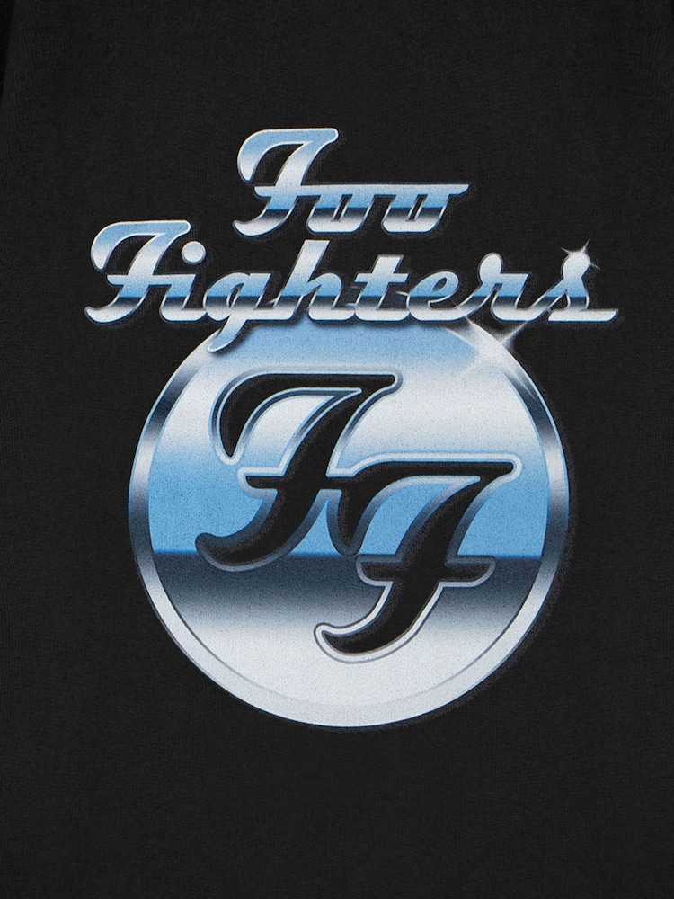 Vanilla Underground Black Kids Foo Fighters 100% Cotton Sweatshirt - Image 6 of 6