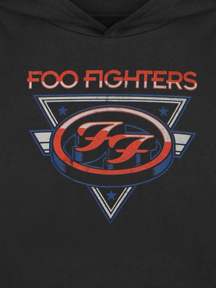 Vanilla Underground Black Kids Foo Fighters 100% Cotton Hoodie - Image 6 of 6