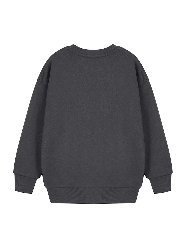 Vanilla Underground Grey Boys Minecraft 100% Cotton Sweatshirt - Image 2 of 6
