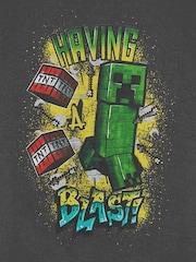 Vanilla Underground Grey Boys Minecraft 100% Cotton Sweatshirt - Image 6 of 6