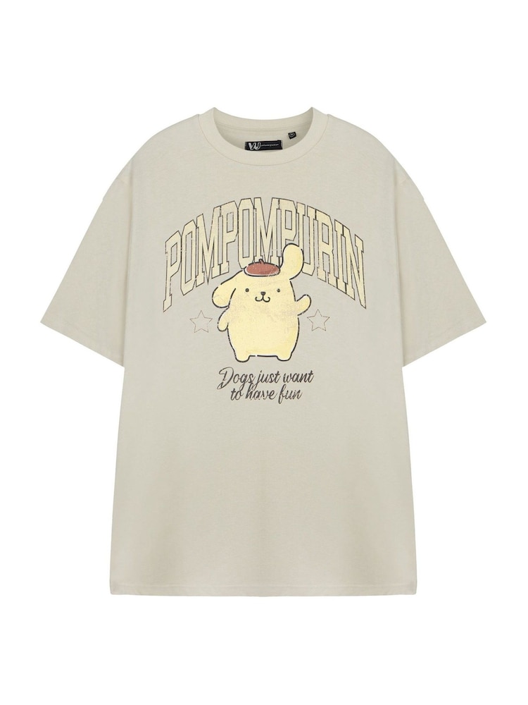 Vanilla Underground Brown Hello Kitty and Friends Short Sleeve 100% Cotton T-Shirt - Image 1 of 6
