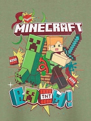 Vanilla Underground Boys Minecraft Short Sleeved 100% Cotton T-Shirt - صورة 6 من 6