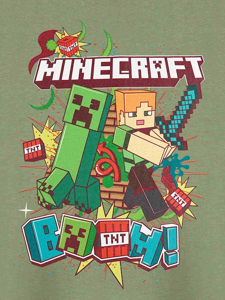 Vanilla Underground Boys Minecraft Short Sleeved 100% Cotton T-Shirt - صورة 6 من 6