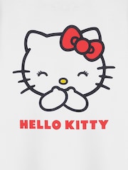 Vanilla Underground White Girls Hello Kitty Short Sleeved 100% Cotton T-Shirt - Image 6 of 6
